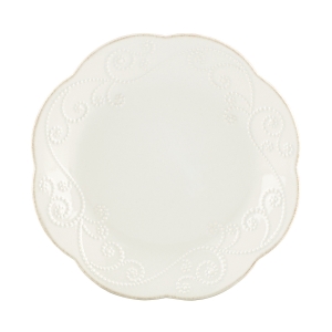 French Perle WHITE DESSERT PLATE